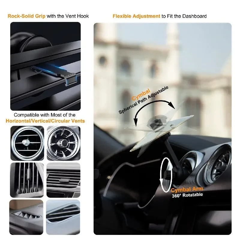 Mini Car Cymbal Air Vent Drum