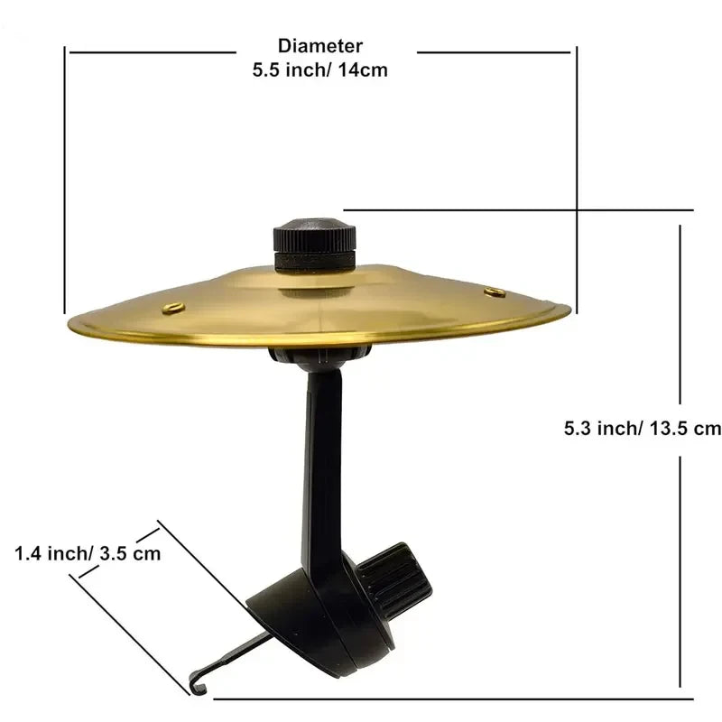 Mini Car Cymbal Air Vent Drum